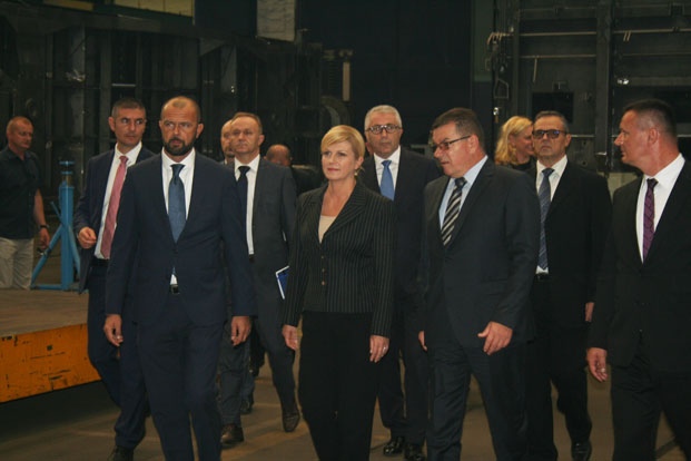 President of the Republic of Croatia visited the company Đuro Đaković Specijalna vozila